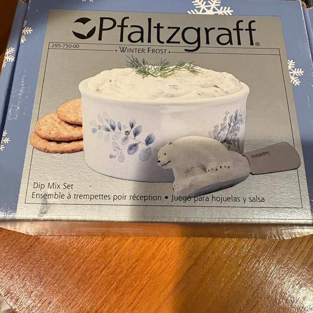 Pfaltzgraff Winter Frost Dip Mix Set